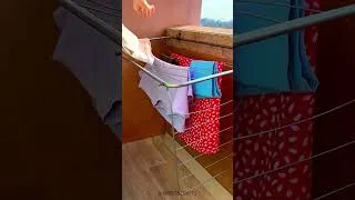 Thumbnail: DIY Wall Mounted Clothes Drying Rack 🏠 Short Version!