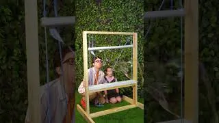 Thumbnail: Dad Built the Ultimate Giant Bubble Maker at Home! 🫧 #backyard #parenting #dadlife
