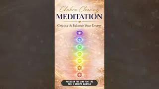 Thumbnail: Chakra cleansing meditation - cleanse and balance your energy #chakracleansing