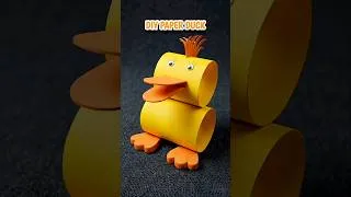 Thumbnail: 🐥 DIY Paper Duck 🦆 | Easy Paper Craft in Tamil ✂️ #Shorts #Tamil #PaperCraft #DIY #CraftIdeas