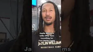 Thumbnail: Jaylin Williams humbled by turnout at Youth Basketball Camp Tour