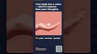 Thumbnail: Your body has a voice — and it's smarter than your thoughts. #somatic #intuition #bodywisdom