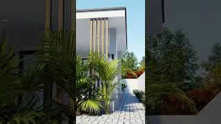 Thumbnail: Lovely Modern Small house 😍🏡 #shorts