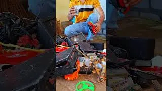 Thumbnail: water controlled DC motor car from scrap / DC motor project from scrap toys