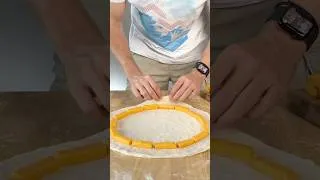 Thumbnail: I stuffed this pizza cornicione with cheddar cheese, and it turned out great. 🧀 #shorts #pizza
