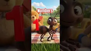 Thumbnail: Count 1 to 5 with Cute Little Ant! 🐜✨ #Shorts