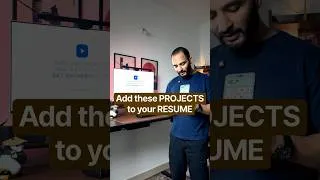 Thumbnail: Best 6 AI projects for Your Resume in 2026 #ai a#project #resume #job
