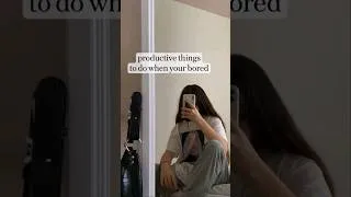 Thumbnail: Productive things to do when your bored #skincare #beautiful #shorts