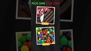 Thumbnail: Pick One Kick One:- Junk Food edition 🍔🍟!!