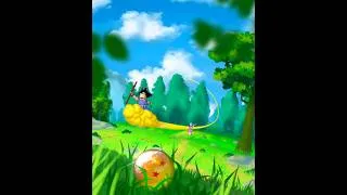Thumbnail: Dragon Ball themed speed drawing for Goku Day! #shorts #dragonball #drawing