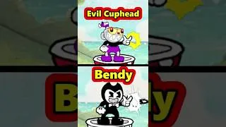 Thumbnail: Evil Cuphead Vs Bendy - Full Comparison Showcase // #shorts #cuphead