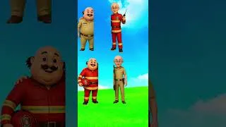 Thumbnail: Motu Patlu fire and police man #trending #shorts