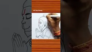 Thumbnail: Hanuman Ji Drawing / Bajrangbali Drawing / drawing drawing / chitra #shorts
