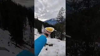 Thumbnail: Maggi in Snowy Manali! 🍜🔥 Winter Vibes #shorts