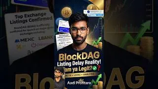 Thumbnail: BlockDAG Latest Update: Listing Delay & Mainnet Reality? 🚨 Blockdag new update #blockdag #bdag