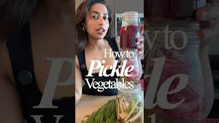 Thumbnail: Pickled vegetables for the entire week! #shorts