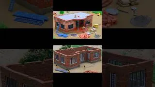 Thumbnail: mini house construction #diytractor #shorts #truck #tractor #construction