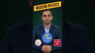 Thumbnail: 🎯JEE Main 2025 Booster | Modoern Physics - (Physics) by @Aakash_JEE #jeeprep #jee2025 #jeemains
