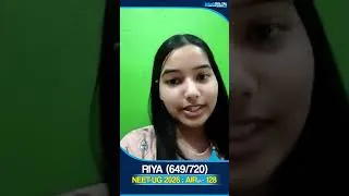 Thumbnail: NEET 2026 Topper |  Riya | 649/720