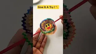 Thumbnail: Eco-Friendly Smile Rakhi: Creative Crafting with Pencil Waste #diyrakhi #shorts #rakhi #shortvideo