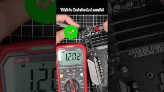 Thumbnail: This Trick Finds Shorted MOSFETs Instantly 🔥 #electronics #tricks #satisfying #innovation #computer