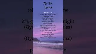 Thumbnail: "No Lie" - Sean Paul (ft. Dua Lipa) song lyrics #lyrics #shorts #youtubeshorts