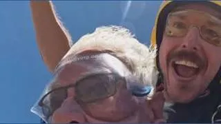 Thumbnail: Jimmy Hernandez skydived at 100 — and did it again at 101