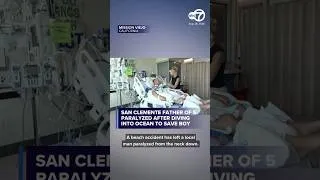 Thumbnail: Orange County father paralyzed after diving into ocean to save boy