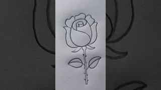 Thumbnail: How to Draw a Beautiful Rose Flower 🌹 | Easy Step by Step Drawing | ABC Drawing