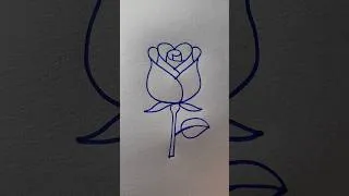 Thumbnail: How to Draw a Rose Flower 🌹 | Easy Rose Drawing and Coloring Tutorial | ABC Drawing