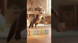 Thumbnail: tiny Otter Counting 12345 #counting #countingforkids #youtubeshorts