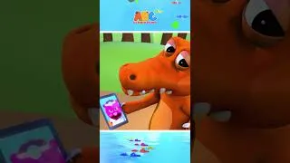 Thumbnail: Five Little Crocodiles Swimming 🐊🎶 #shorts #kidssong #abclearningclub