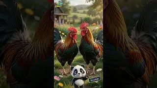 Thumbnail: 🐓 Real Rooster Crowing Sound | Cute Rooster Video for Kids #shorts #animals