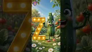 Thumbnail: Z for ZUCHINI KIDS SONG #shorts #kidsvideo