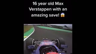 Thumbnail: Young Max Verstappen with an amazing car save | Brazil