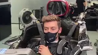 Thumbnail: George Russell Mercedes F1 seat fitting | "Is this DAS?"
