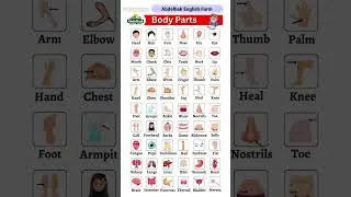 Thumbnail: 54 Body Parts in English with pictures| Vocabulary for Beginners #BodyParts #EnglishLearning