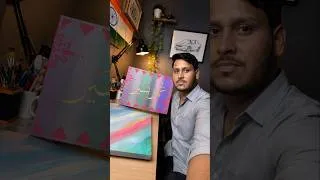 Thumbnail: Arabic Calligraphy Painting ✨ Easy Acrylic Canvas Art #Shorts