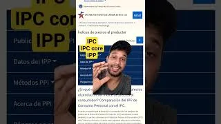 Thumbnail: diferencia entre el IPC y IPP #economia #inversiones #inflación