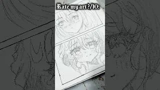 Thumbnail: Too cute...?😒 #art #shorts #anime