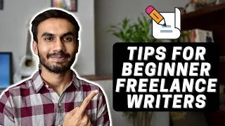 Thumbnail: Tips for Beginner FREELANCE WRITERS✍🏻 #SHORTS