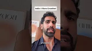 Thumbnail: Creatine is Banned In India !