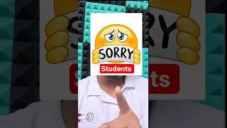 Thumbnail: I am Sorry 😔 Be Ready for Saturday 👑#asc #abhisheksirchemistry