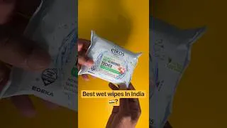 Thumbnail: Best Wet Wipes in India? Elkos 3-in-1 Face Wipes Review! 🇮🇳✨