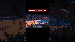 Thumbnail: Wemby clutch shot to tie the game #spurs #nba #playoffs #wemby #okcthunder #spursnation