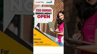 Thumbnail: NPTEL enrollment open now join it|#viral#viralshorts #iit#nptel#aboutcomputercode #trending
