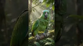 Thumbnail: Talking Parrot Reveals Amazing Secrets | Smartest Bird Ever! 🦜#shorts