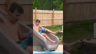 Thumbnail: Daniel Falls Down A Water Slide.