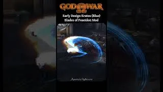 Thumbnail: God of War 1 : Early Design Kratos (Blue) and Blades of Poseidon Mod #godofwar #shorts #edit #mods