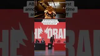 Thumbnail: AB receives the worst announcement of all time and rips his shirt off #funny